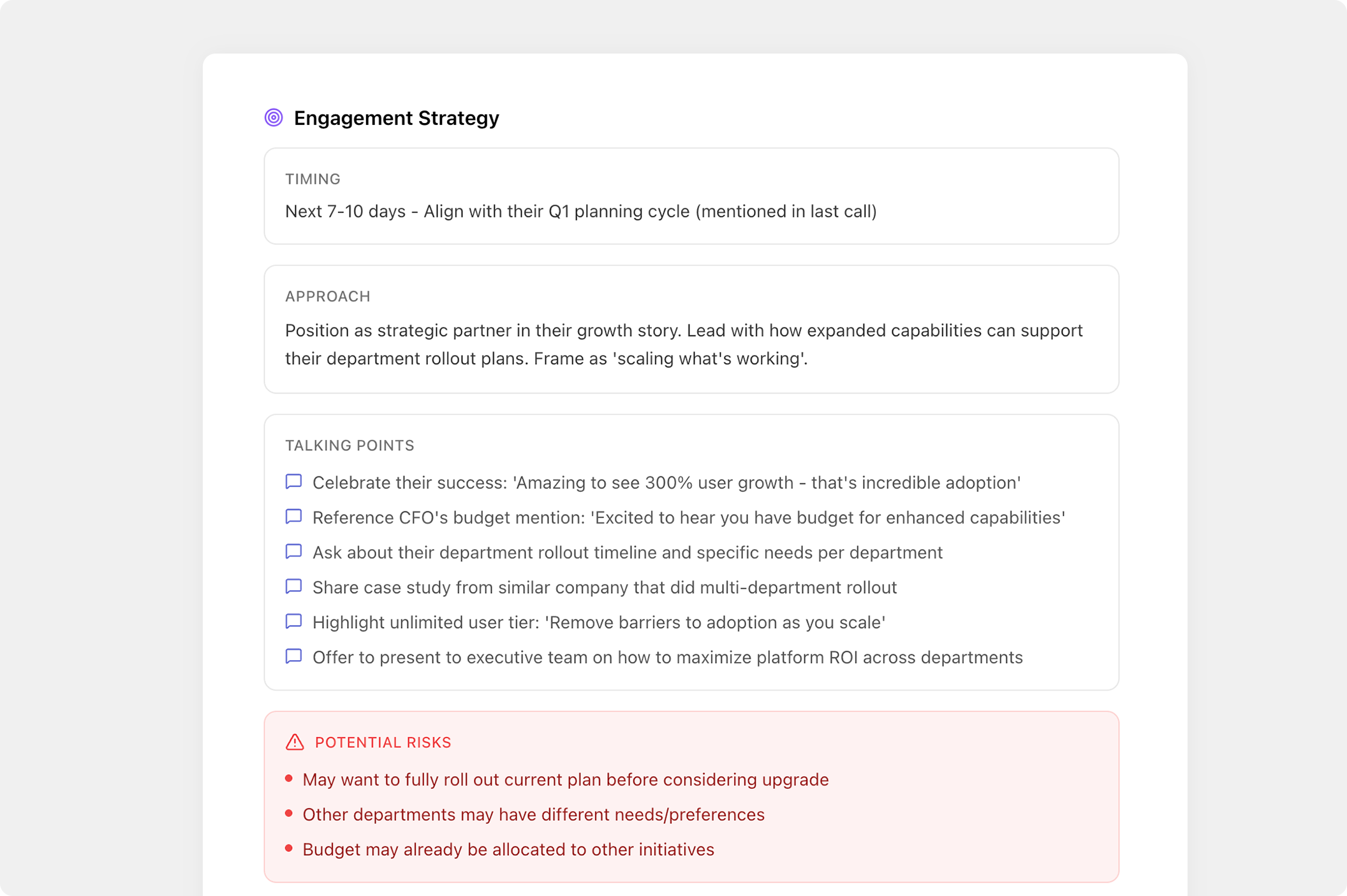 Intelligent Strategy for Every Interaction